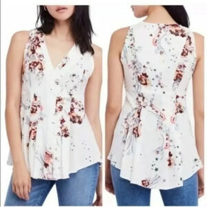 Free People Wrap sleeveless top NWT MSRP $98 Small